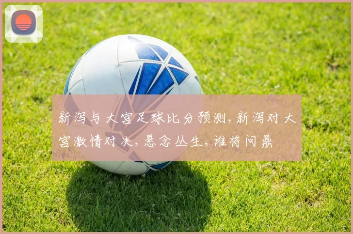新泻与大宫足球比分预测,新泻对大宫激情对决,悬念丛生,谁将问鼎